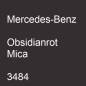 Preview: Mercedes-Benz, Obsidianrot Mica, 3484.